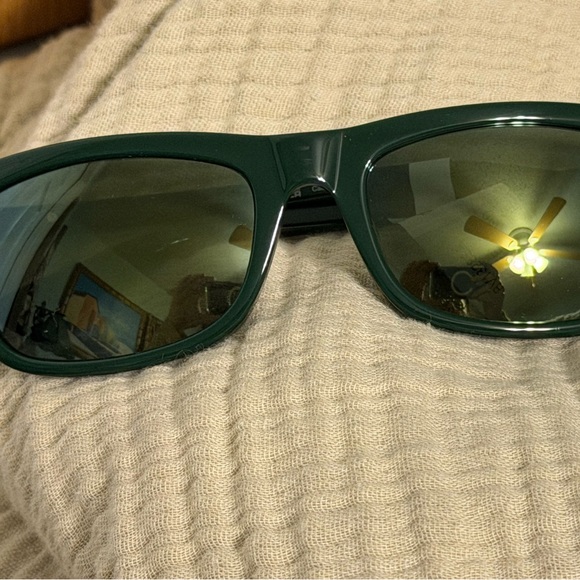 Bottega Veneta Dark Green Sunglasses with Case NWT